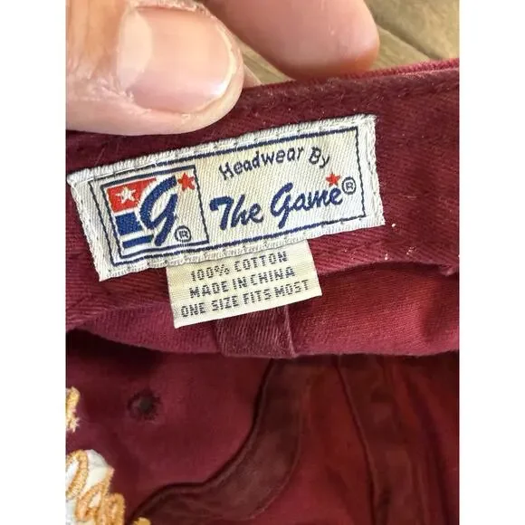 Vintage The Game Mens Red NCAA Minnesota Golden Gophers Adjustable Strapback Hat - Picture 9 of 9